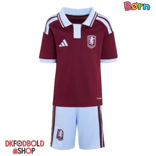 Aston Villa Johan Manzambi #44 Hjemmebanesæt Børn 2026-27 Kort ærmer (+ korte bukser)